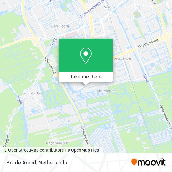 Bni de Arend map