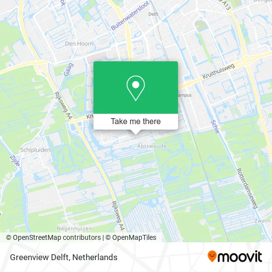 Greenview Delft map