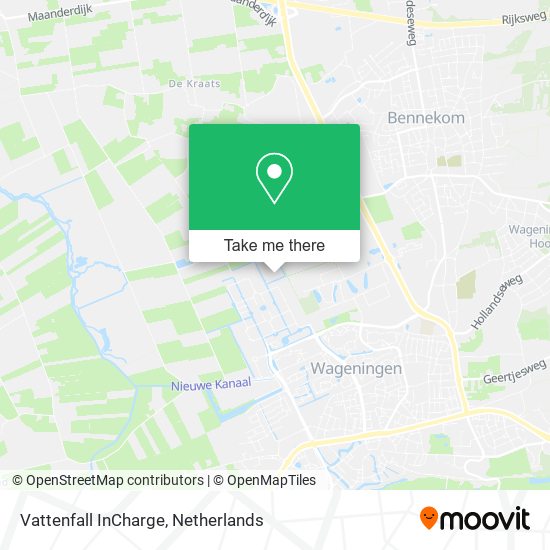 Vattenfall InCharge map