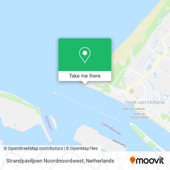 Strandpaviljoen Noordnoordwest map