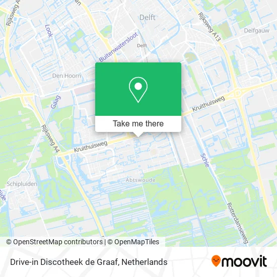 Drive-in Discotheek de Graaf Karte