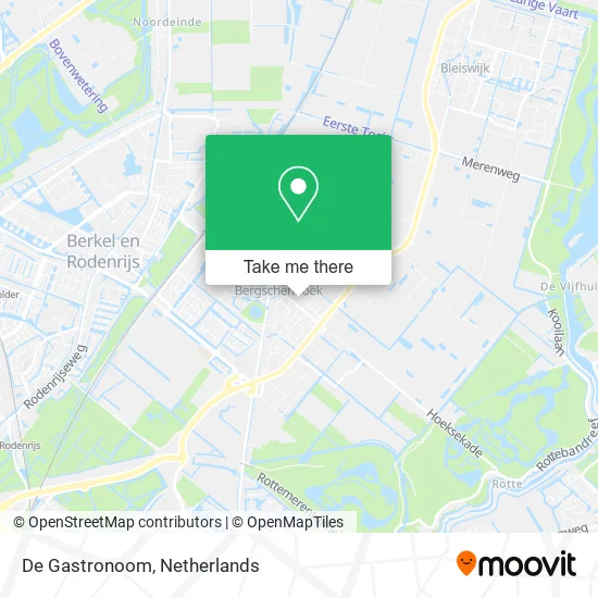 De Gastronoom map