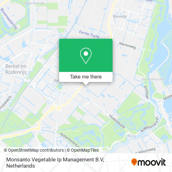 Monsanto Vegetable Ip Management B.V map