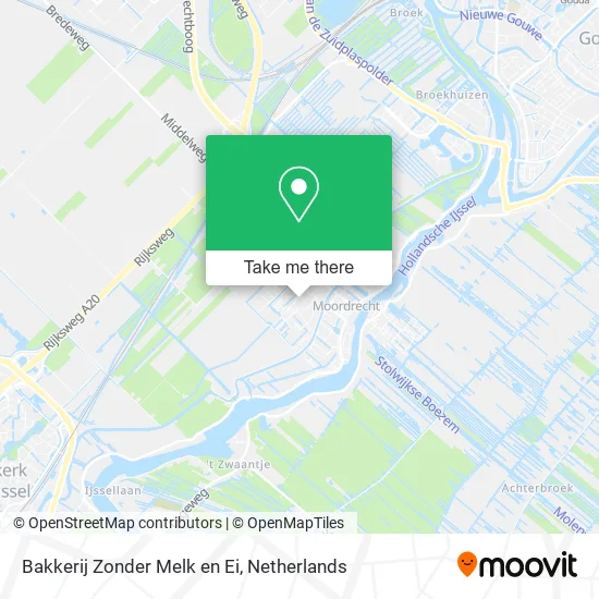 Bakkerij Zonder Melk en Ei map