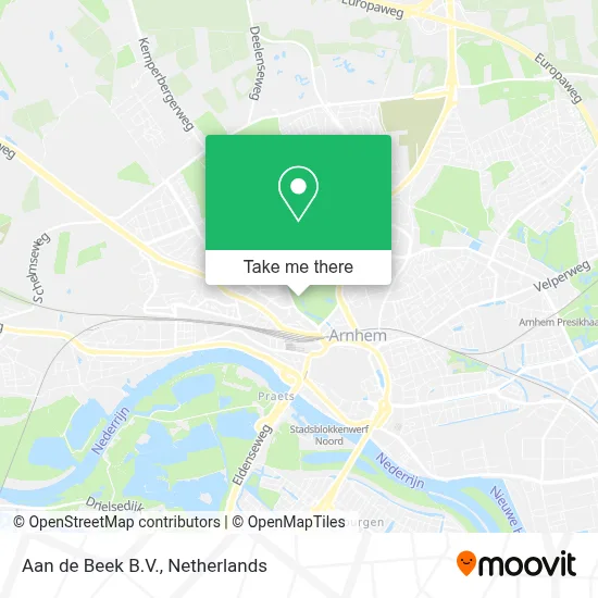 Aan de Beek B.V. map