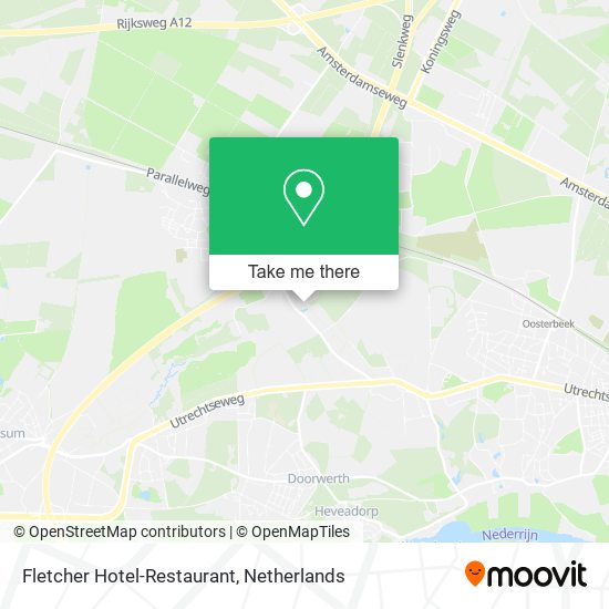 Fletcher Hotel-Restaurant map