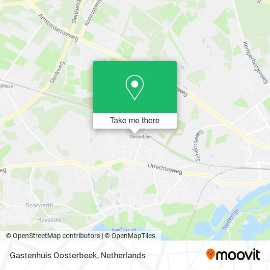 Gastenhuis Oosterbeek map