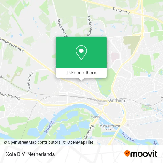 Xola B.V. map