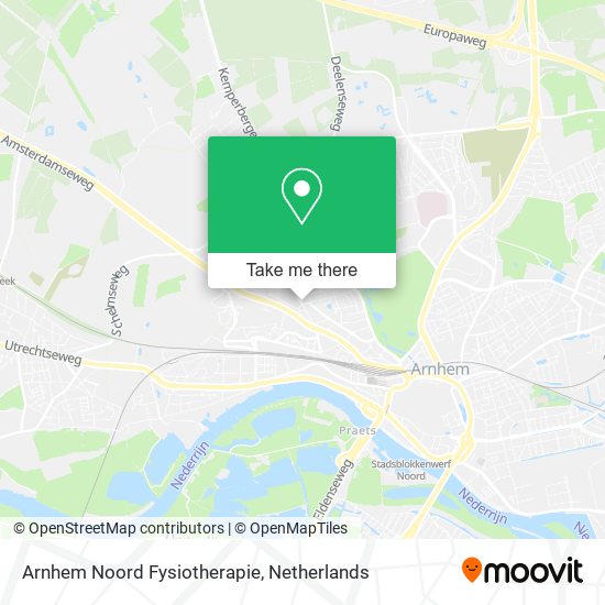 Arnhem Noord Fysiotherapie map