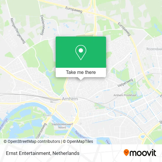 Ernst Entertainment map