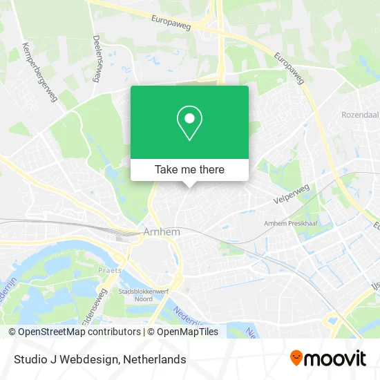 Studio J Webdesign map