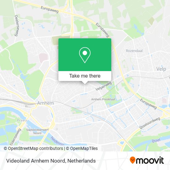 Videoland Arnhem Noord Karte
