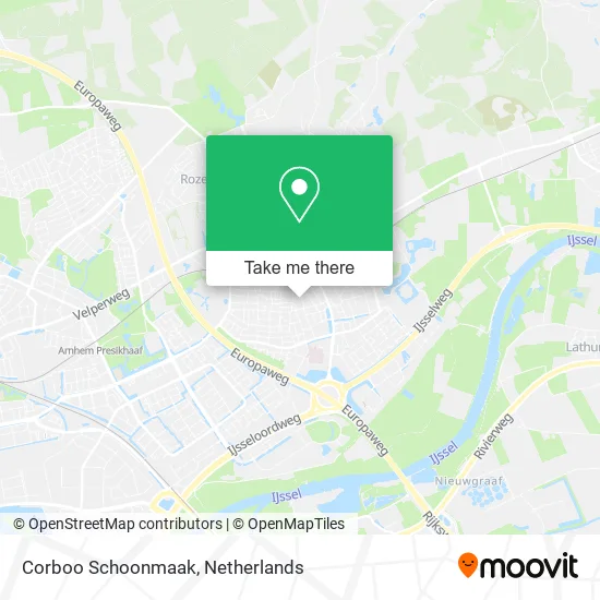 Corboo Schoonmaak map
