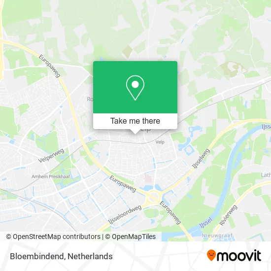 Bloembindend map