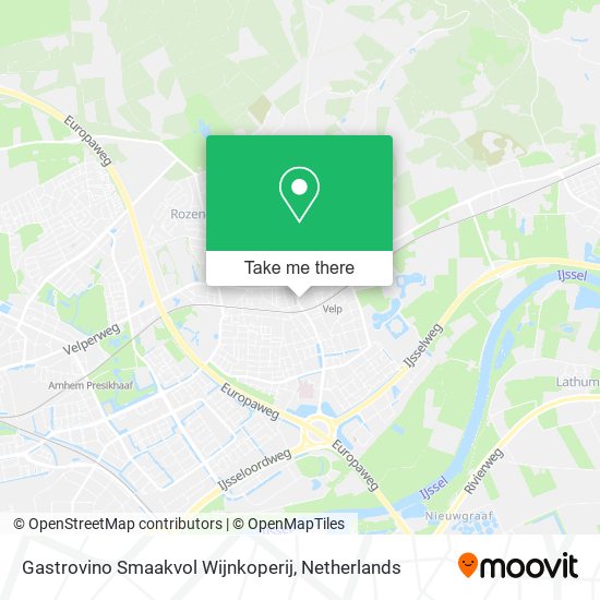 Gastrovino Smaakvol Wijnkoperij map