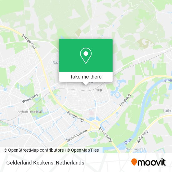 Gelderland Keukens Karte