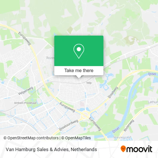 Van Hamburg Sales & Advies map