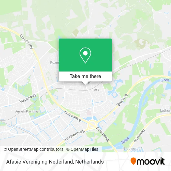 Afasie Vereniging Nederland map