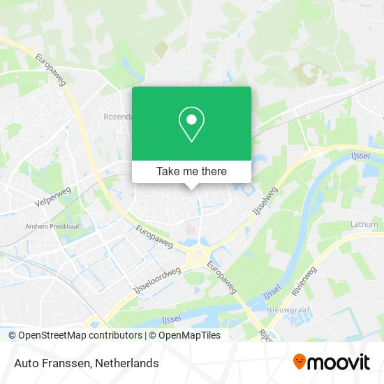 Auto Franssen map