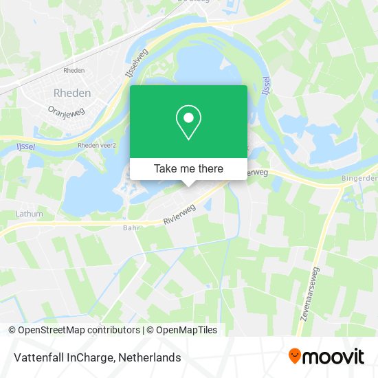 Vattenfall InCharge map