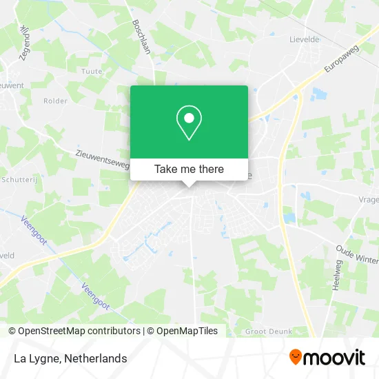 La Lygne map