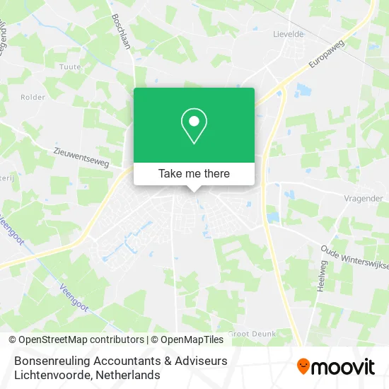 Bonsenreuling Accountants & Adviseurs Lichtenvoorde map