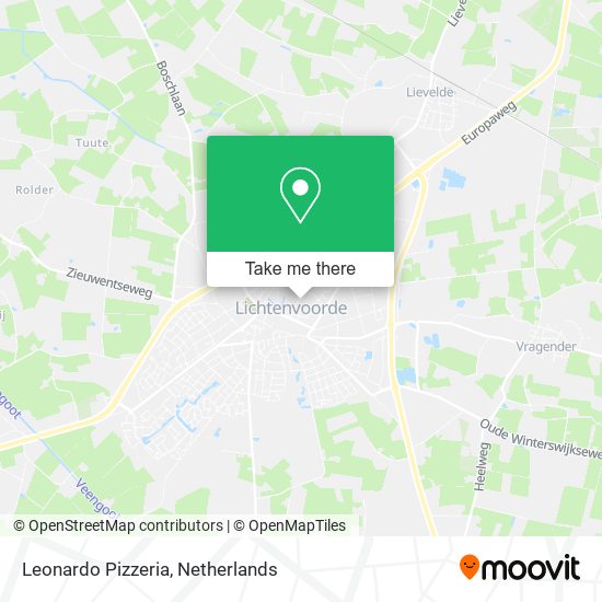 Leonardo Pizzeria map