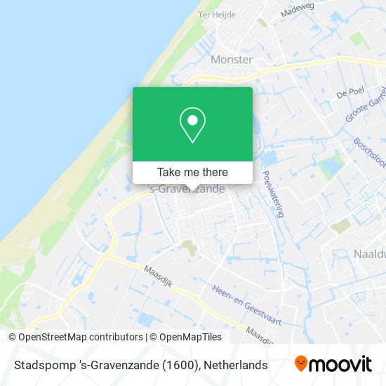 Stadspomp 's-Gravenzande (1600) map