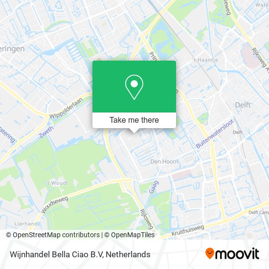 Wijnhandel Bella Ciao B.V map