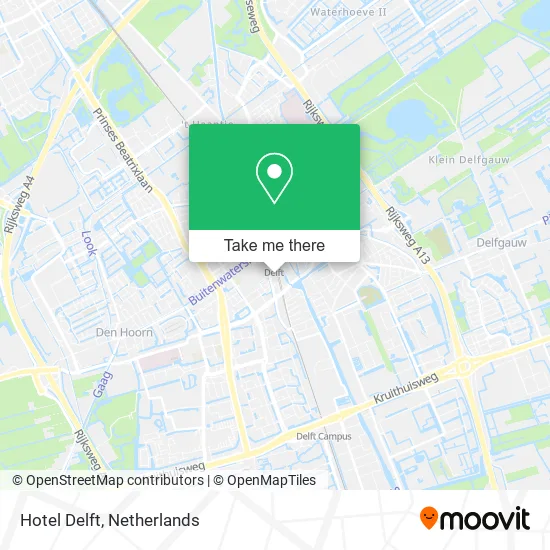 Hotel Delft map