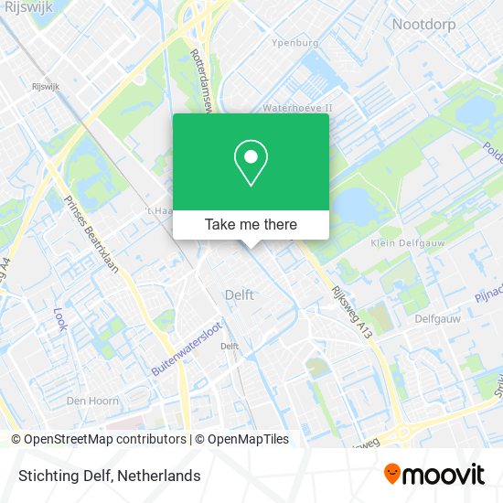 Stichting Delf map