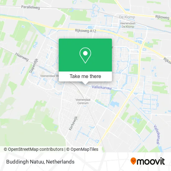Buddingh Natuu map