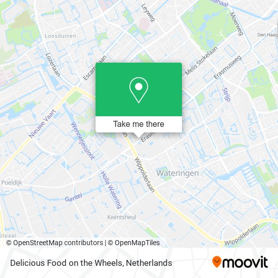 Delicious Food on the Wheels map