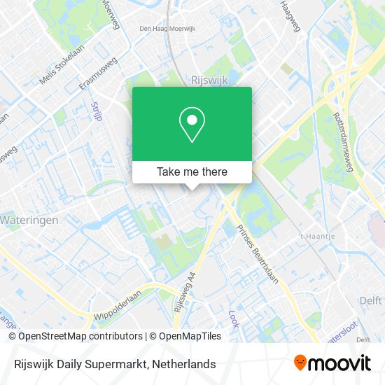 Rijswijk Daily Supermarkt map