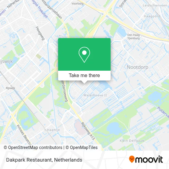 Dakpark Restaurant map