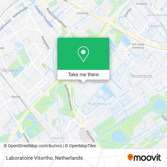 Laboratoire Vitortho map