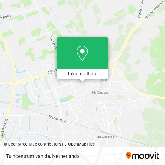 Tuincentrum van de Karte