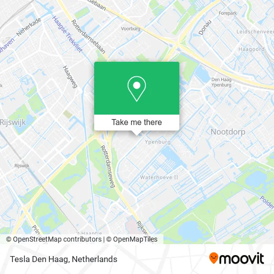 Tesla Den Haag map