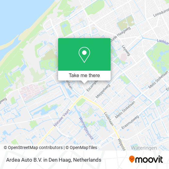 Ardea Auto B.V. in Den Haag map