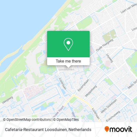 Cafetaria-Restaurant Loosduinen map