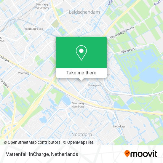 Vattenfall InCharge map