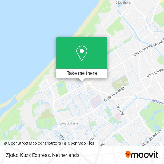 Zjoko Kuzz Express map