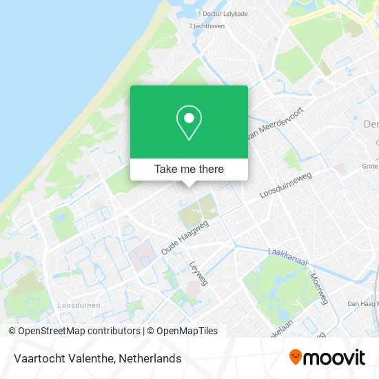 Vaartocht Valenthe map