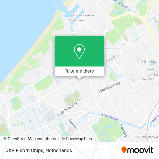 J&R Fish 'n Chips map