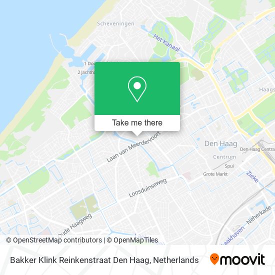 Bakker Klink Reinkenstraat Den Haag Karte