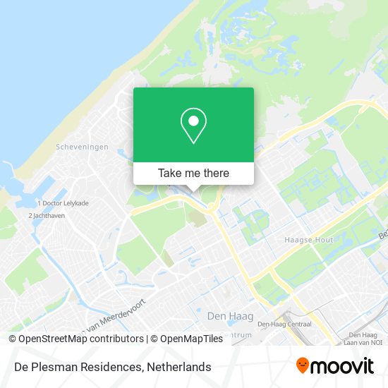 De Plesman Residences map