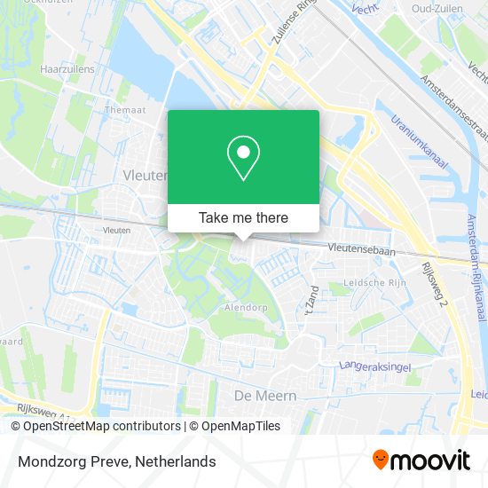 Mondzorg Preve map