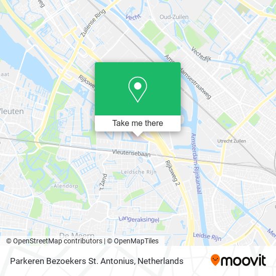 Parkeren Bezoekers St. Antonius map