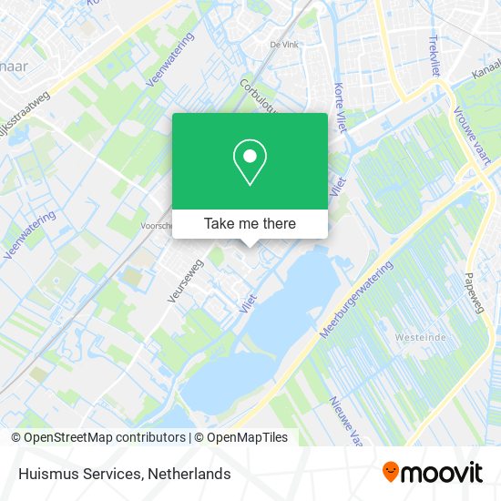 Huismus Services map