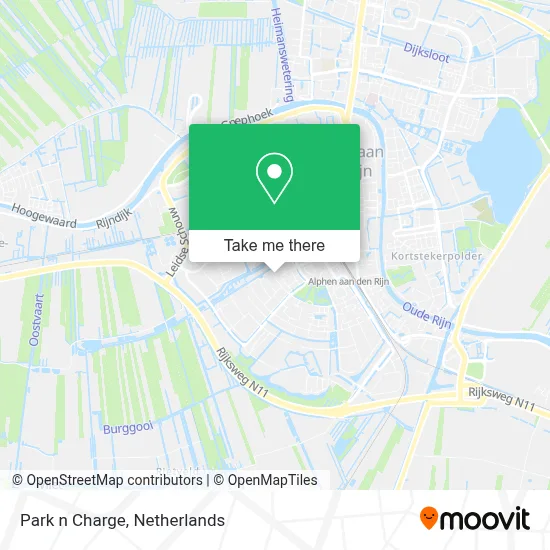 Park n Charge map